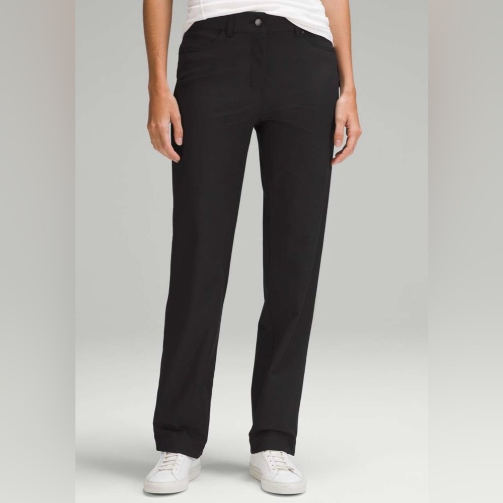 lululemon athletica Black Straight-Leg Pants
